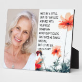 私を想って、でも私を手放して フォト名言 追悼記念 フォトプラーク (側面)