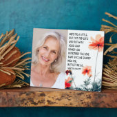 私を想って、でも私を手放して フォト名言 追悼記念 フォトプラーク (側面)