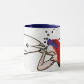 私を愛したら、私をマグをサーフすることを許可して下さい マグカップ (中央)