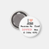 私を愛してくださったから Button マグネット (正面/裏面)