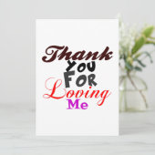 私を愛してくれるなんて サンキューカード (スタンド正面)