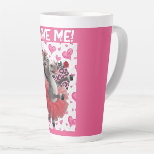 私を愛して カフェラテマグ (右アングル)