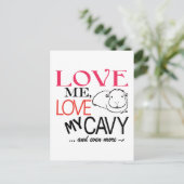 私を愛して、私のカピバラを愛して ポストカード (スタンド正面)