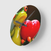 私を愛して….I'Lonley ラウンド壁時計 (傾斜)