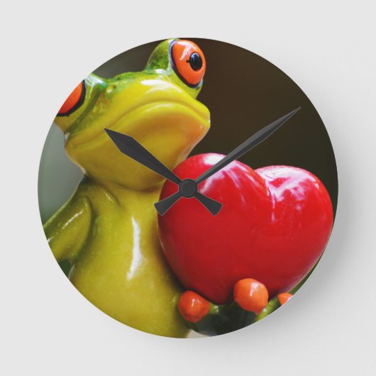 私を愛して….I'Lonley ラウンド壁時計 (正面)