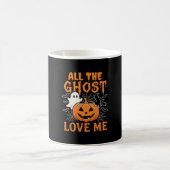 私を愛するすべての幽霊 ハロウィンデザイン_1 コーヒーマグカップ (中央)
