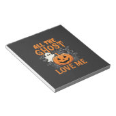 私を愛するすべての幽霊 ハロウィンデザイン_1 ノートパッド (アングル)