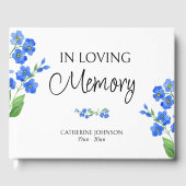 私を愛する思い出の忘れ中でフローラ哀悼の意 ゲストブック (正面)