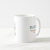 私を愛する私の本を愛するバックパックパーソナライズされた コーヒーマグカップ (正面右)