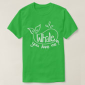 私を愛する鯨 Tシャツ (デザイン正面)