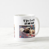 私を愛もししてかわいい犬の引用文 コーヒーマグカップ (正面右)