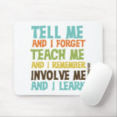 私を感動的な引用文含んで下さい マウスパッド (マウス)