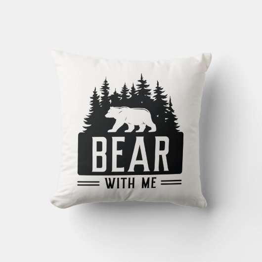 私を我慢する クッション (正面)