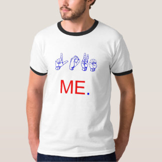 私を手話愛して下さい Tシャツ