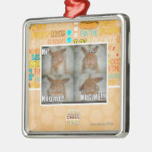 私を抱き締めて下さい メタルオーナメント (左)