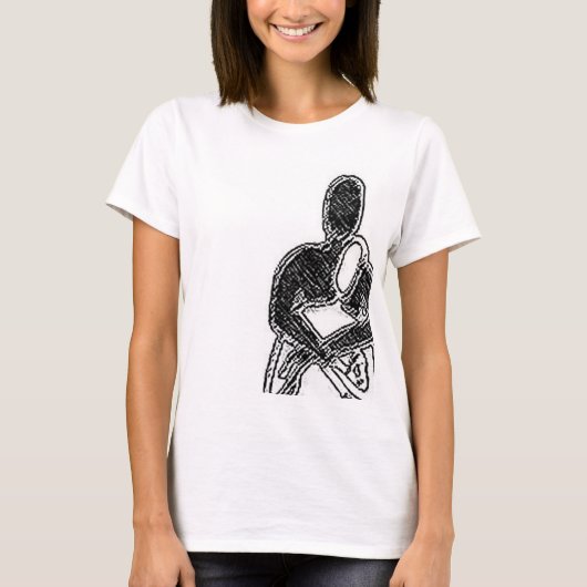 私を抱き締めて下さい Tシャツ (正面)