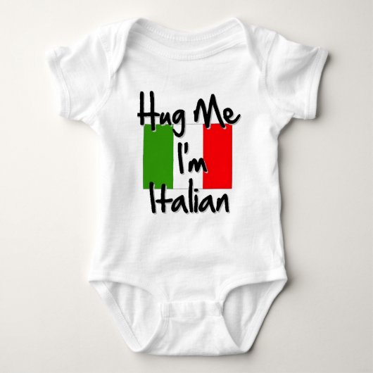 私を抱き締めイタリアン ベビーボディスーツ (正面)