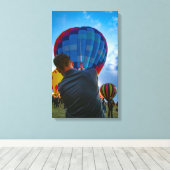 私を押し下げる キャンバスプリント (インサイチュ (ウッドフロア))