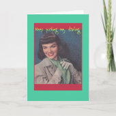 私を押すことを保って下さい -- Snarkyの挨拶状 カード (正面)