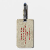 私を持つはえは荷物のラベル個人化なります ラゲッジタグ (裏面縦)
