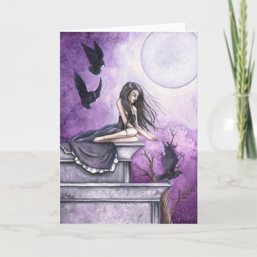 "私を持つはえ"挨拶状 カード (正面)