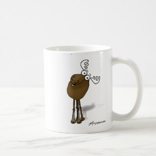 私を持つアメリカヘラジカは コーヒーマグカップ