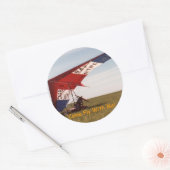 「私を持つ来られたはえ!」 ステッカー (封筒)