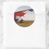 「私を持つ来られたはえ!」 ステッカー (バッグ)