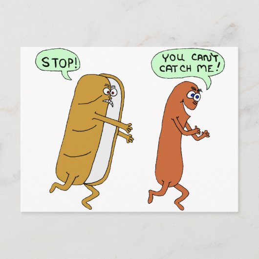 私を捕まえられない ポストカード (正面)