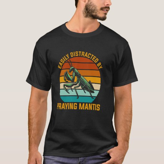 私を捕まえる祈のマティスのバグに簡単に気を取られる Tシャツ (正面)