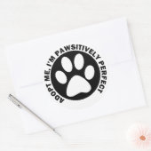 私を採用し、私は非常に完璧である ラウンドシール (封筒)