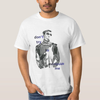 私を操ろうとしないで少年Tシャツ ホワイト Tシャツ