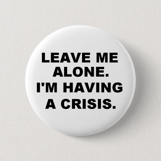 私を放っておいて下さい 缶バッジ (正面)