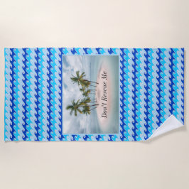 私を救うな ビーチタオル