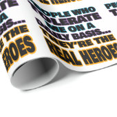 私を日常的に容認してくれる人はヒーローだ ラッピングペーパー (ロールコーナー)