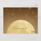 私を月に飛ばす – テーブル番号カード ポストカード (裏面)