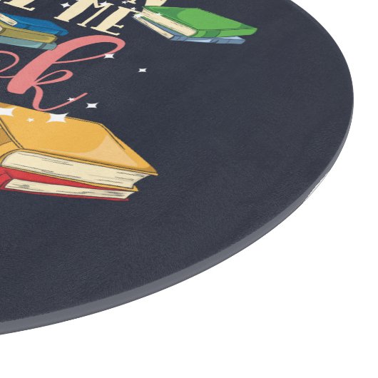 私を本の妖精の本の虫と呼ぶことができるパーソナライズされた カッティングボード (角)