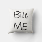 私を枕かんで下さい クッション (裏面)