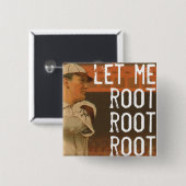 私を根の根を定着させることを許可して下さい 缶バッジ (正面&裏面)