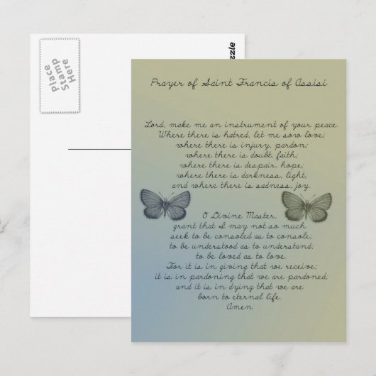 私を楽器 ポストカード (正面/裏面)