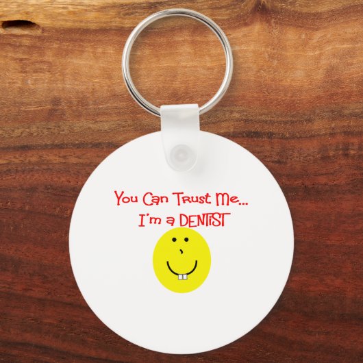 私を歯医者だと信じてもよろしい キーホルダー (正面)