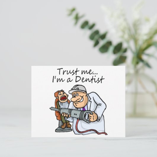 私を歯医者だと信じて ポストカード (スタンド正面)