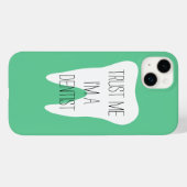 私を歯科医iPhone 14プラスのケースとして信頼する Case-Mate iPhoneケース (裏面 (横))