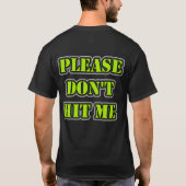 私を殴らないで Tシャツ (裏面)
