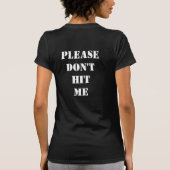 私を殴らないで Tシャツ (裏面)