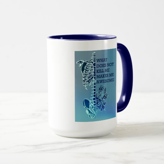 私を殺さない何が私を素晴らしくさせます マグカップ (正面右)