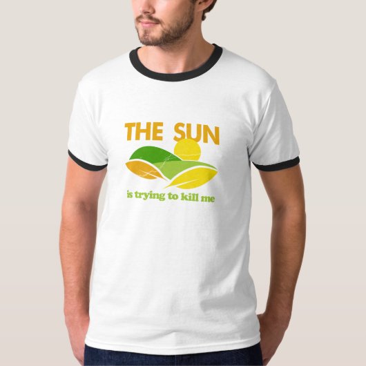 私を殺すことを試みる日曜日 Tシャツ (正面)