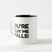 私を殺すスマール ツートーンマグカップ (正面左)