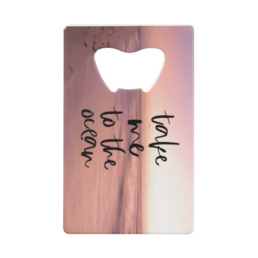 私を海 クレジットカード栓抜き (正面)