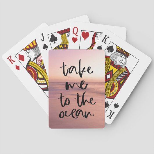 私を海 トランプ (裏面)